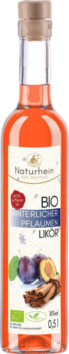 Bio Pflaumen-Zauber: Likör mit Zimt & 20% Bio Pflaumensaft
