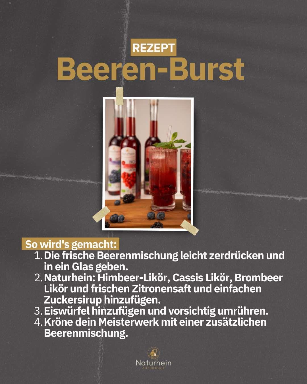 Heisse Beere, BIO Himbeer Likör 0.1 l, 18 vol%