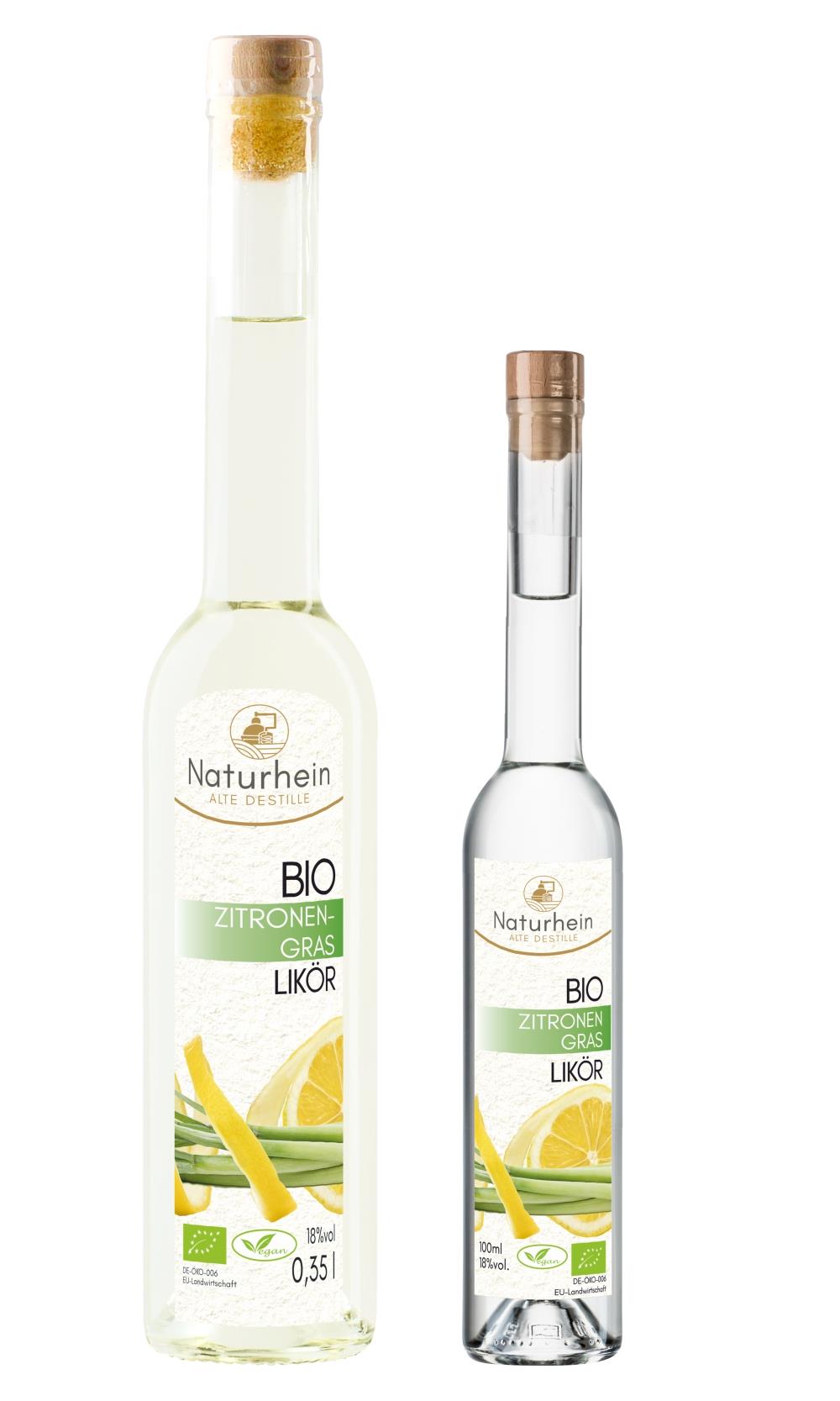 Bio Zitronengras-Likör – Zitronenfrische & grüne Kräuternote