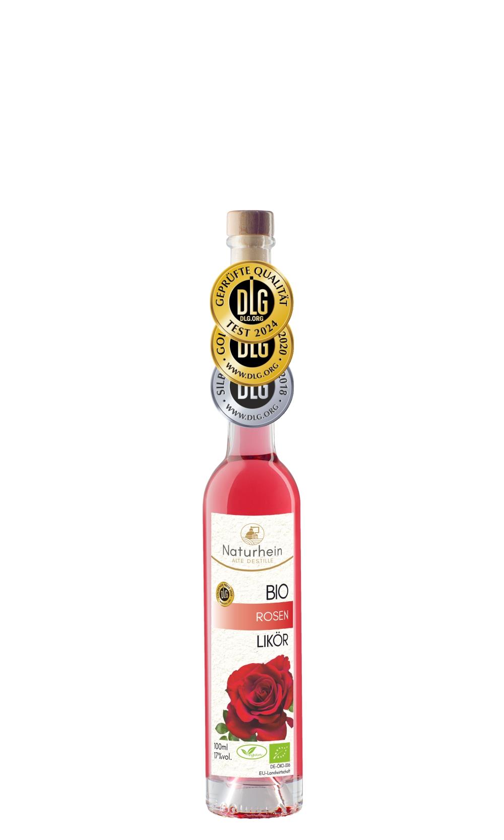 BIO Rosen Likör 0.1 l, 17 vol%